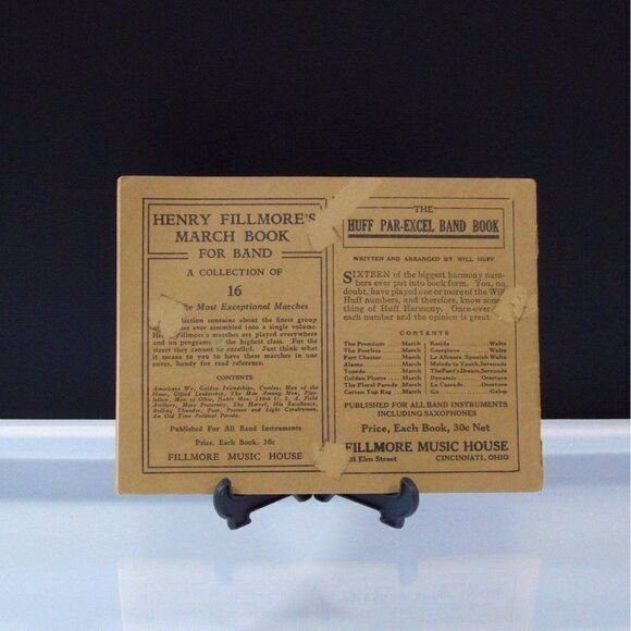 Solo Cornets Antique 1923 Sheet Music Booklet Bennett Band Book Cincinnati Ohio - Picture 3 of 6